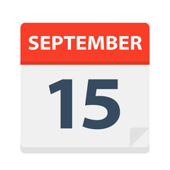 September 15 - Calendar Icon
