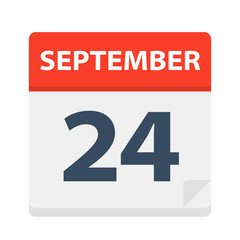 September 24 - Calendar Icon