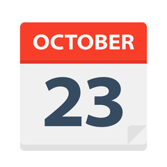 October 23 - Calendar Icon