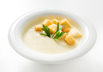 Soup isolated
