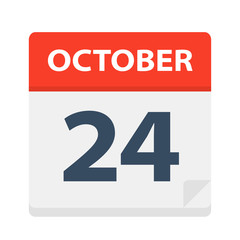 October 24 - Calendar Icon