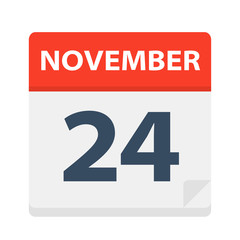 November 24 - Calendar Icon