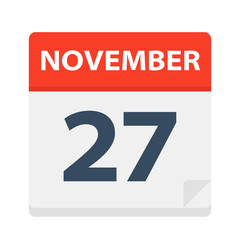 November 27 - Calendar Icon