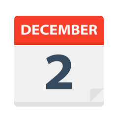 December 2 - Calendar Icon