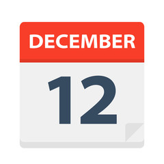 December 12 - Calendar Icon