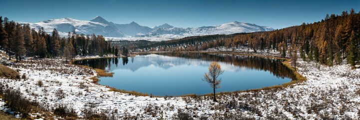 lake in the mountains