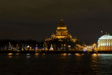 Fototapeta premium Saint-petersburg night view