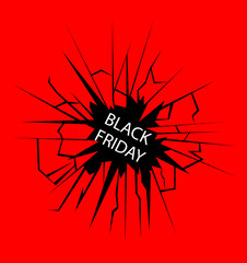 Black Friday sale design element vector illustration