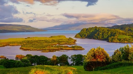 Views of the island of Mull, Scotland