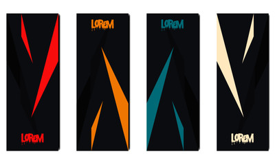 Vector design banner web template