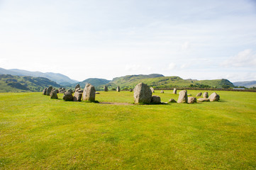 Castlerigg stone circle in Lake District, England