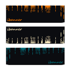 Vector design banner web template