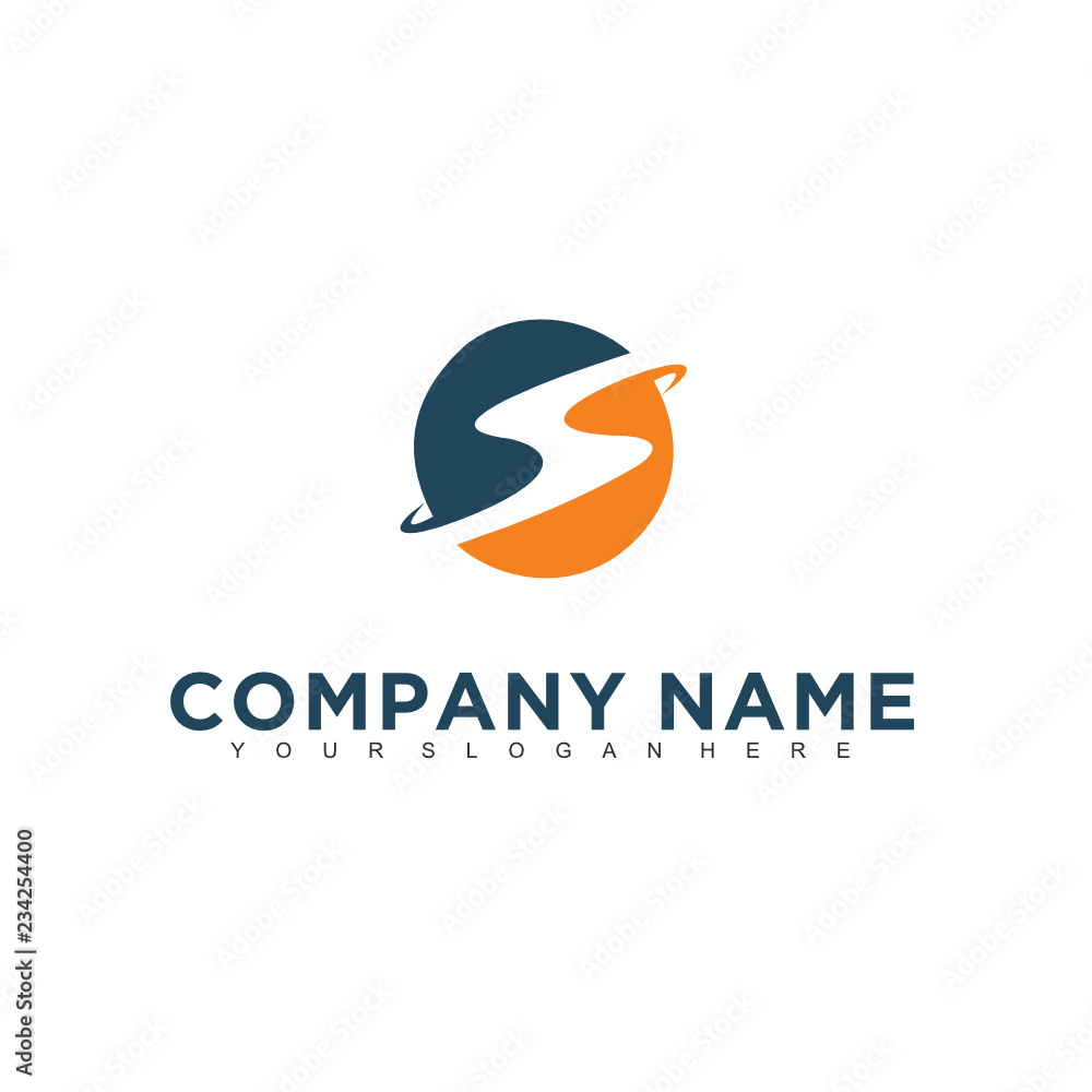 Poster simple minimalistic modern professional logo design of technology vector eps illustrator template