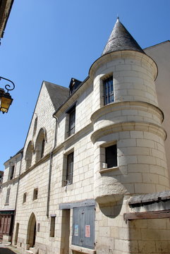 La Prévôté, maison gothique du XIVe siècle, ville de Saint-Aignan-sur-Cher, département du Loir et Cher, France