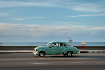 Fototapeta na wymiar Classic car in Havana, Cuba.