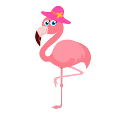 cute pink flamingo
