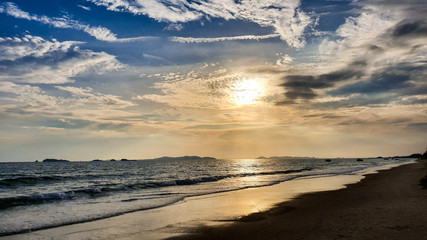 Obraz premium sunset onthe sea
