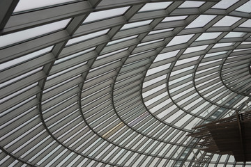 Warmwasserspeicher Perlan - Stahl-Glas-Konstruktion Kuppel