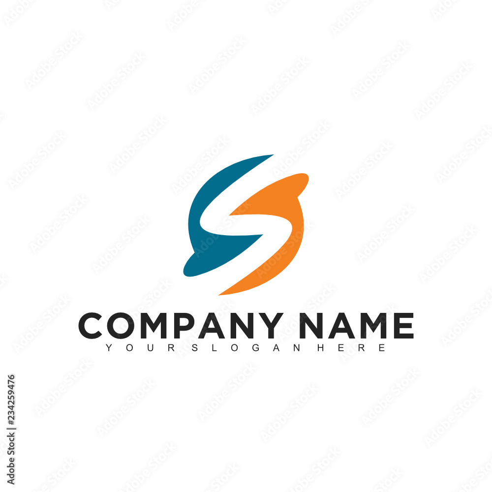 Poster simple minimalistic modern professional logo design of technology vector eps illustrator template