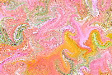 wave liquid marble background,