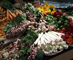 fresh fruits and vegetables