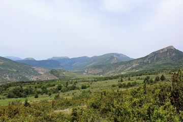 Fototapeta premium LE ROCHER DU CAIRE - SAINT MAY - DROME