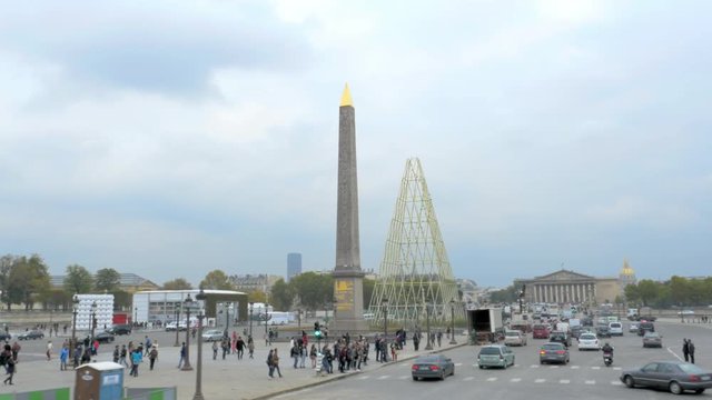The monolith at place de la concorde in Paris. 