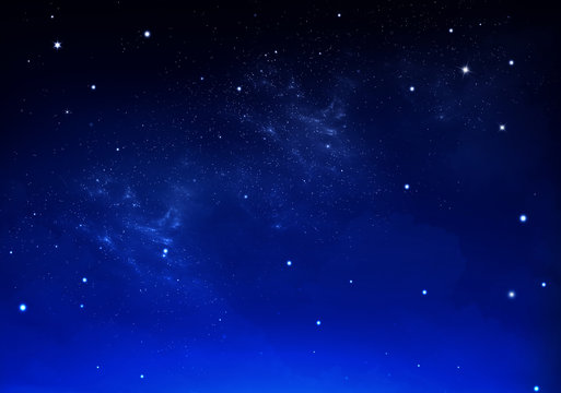 night starry sky, abstract background
