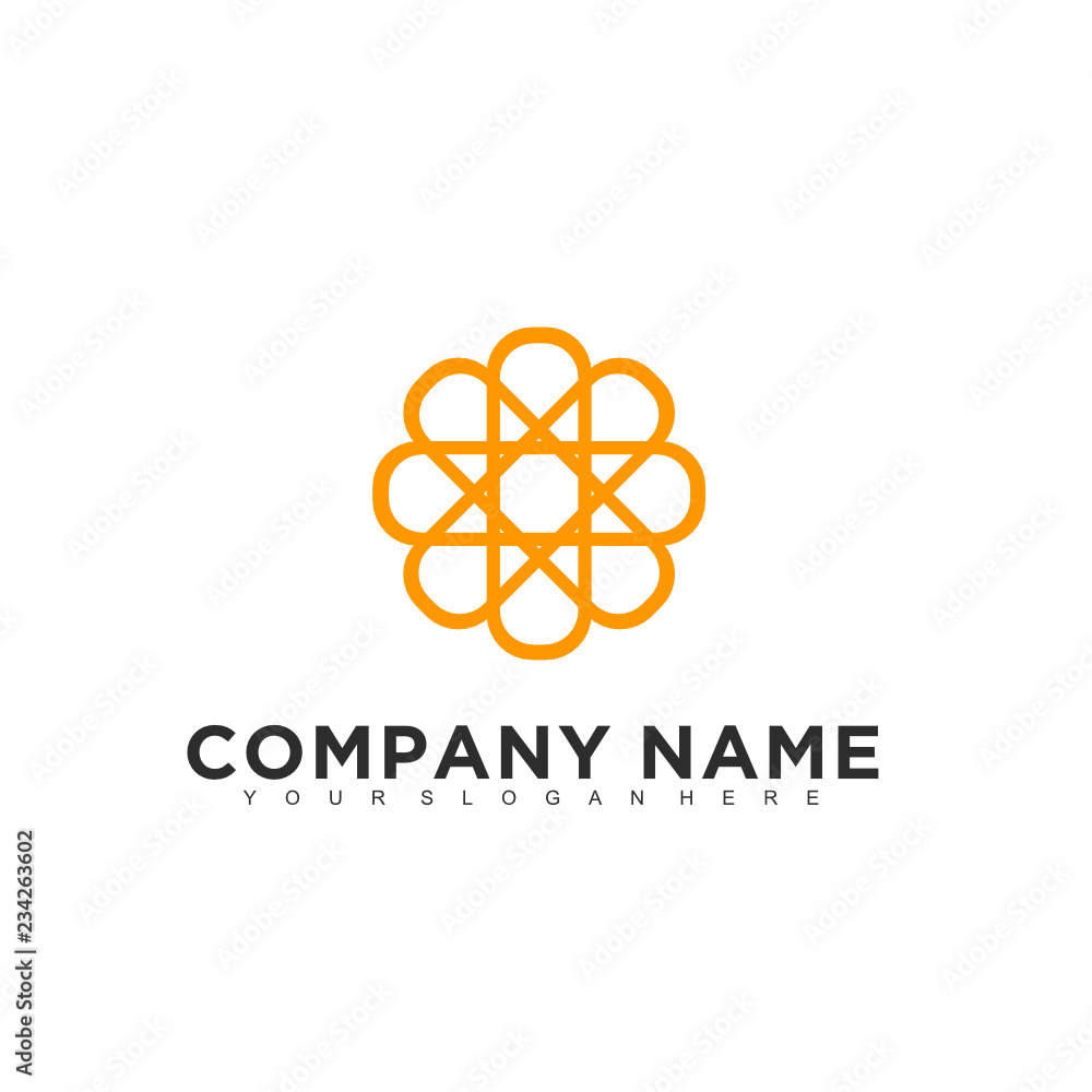 Poster simple minimalistic modern professional logo design of technology vector eps illustrator template