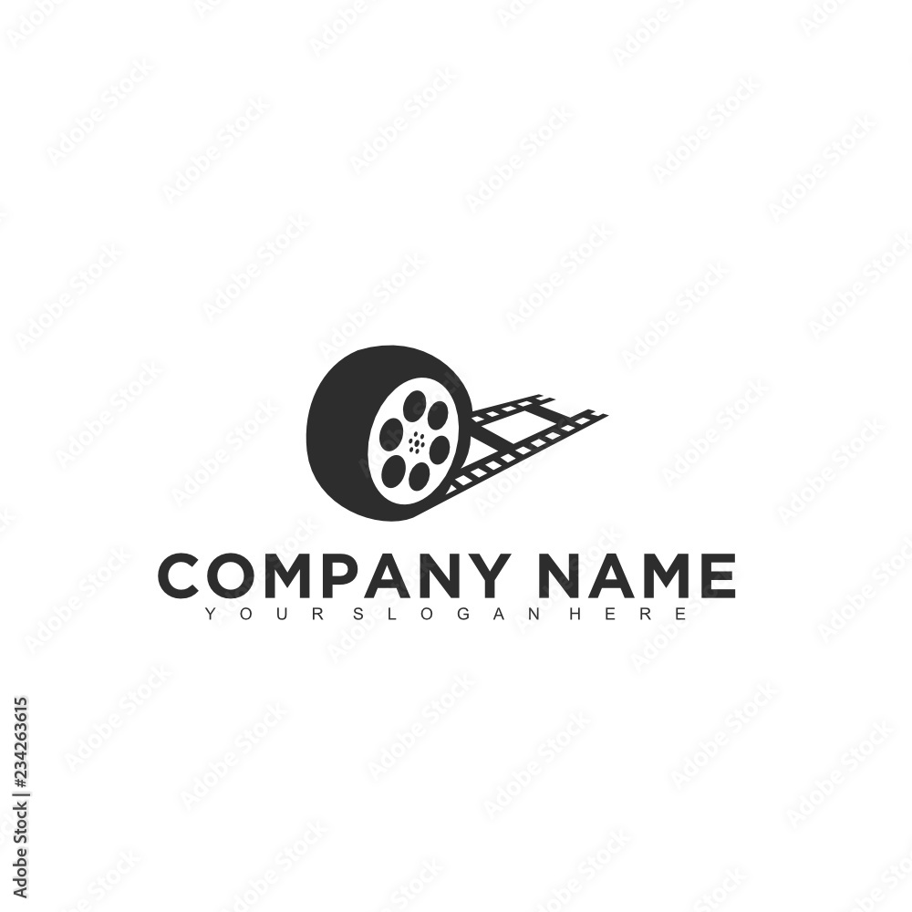 Poster simple minimalistic modern professional logo design of technology vector eps illustrator template