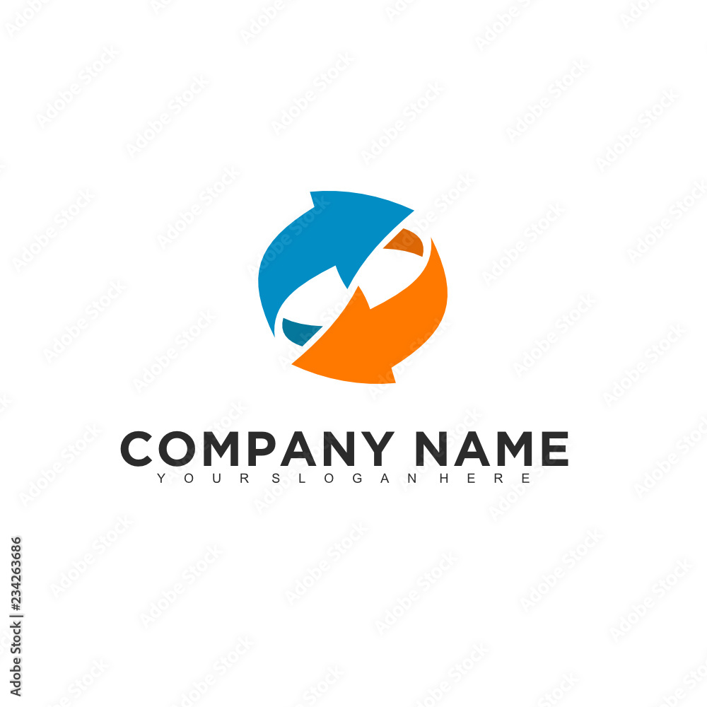 Poster simple minimalistic modern professional logo design of technology vector eps illustrator template
