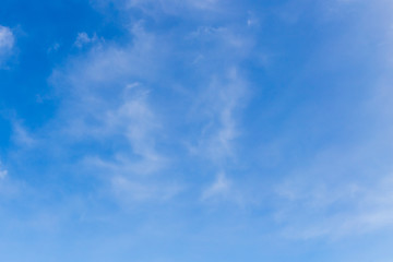 Clouds against blue sky as abstract background