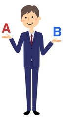 ビジネスマン　選択