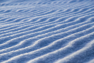 Obraz premium Snow on the roof of the house as a background