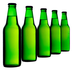 FIVE BOTTLES OF BEER CUT OUT