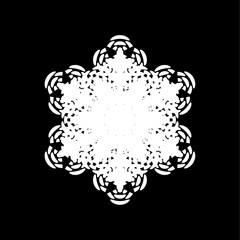 Chunky Marker Snowflake