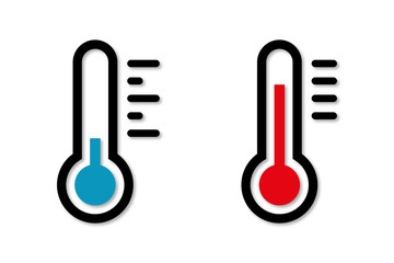 kleines Thermometerset zweifarbig