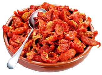 BOWL OF SUNDRIED OLIVES CUT OUT