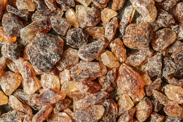 Brown sugar, closeup