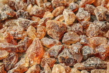 Brown sugar, closeup