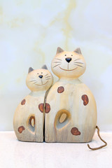 Ceramic cat decorations