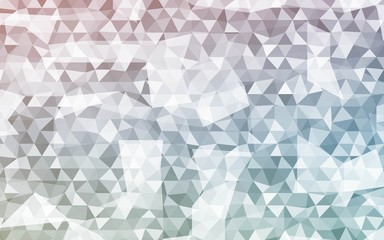 Abstract Color Triangles Mosaic Background. Vector Illustration. For Design, Presentation
