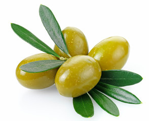 FOUR GREEN OLIVES
