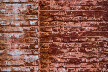 dark old brick masonry