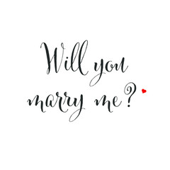 Will you marry me?