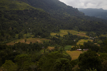 village in the mountains，Sri Lanka