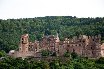 Heidelberg Castle or Heidelberger Schloss  in Baden-Wurttemberg, Germany