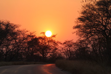 Sunset in South Africa
