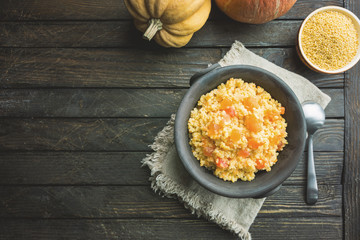 Millet with sweet pumpkin