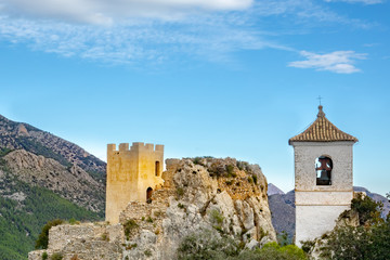Fototapeta premium Old castle build in 11th century in Guadalest Spain